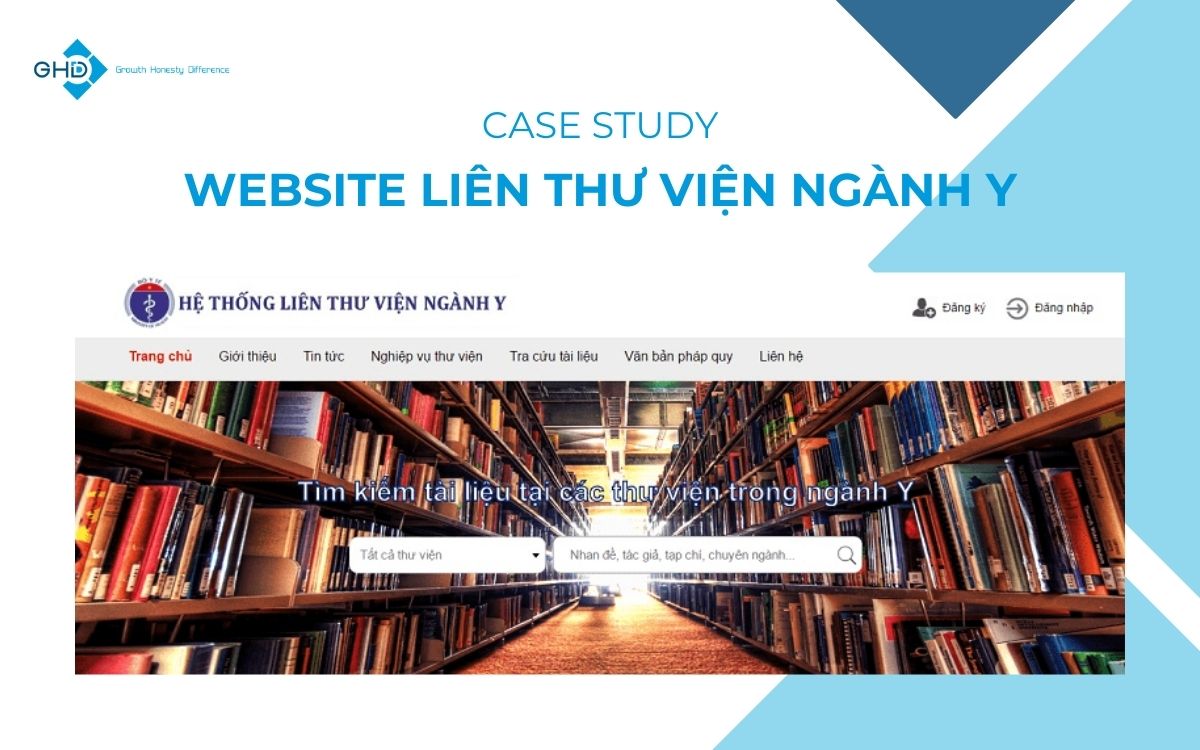 Dự án website Liên thư viện Ngành Y