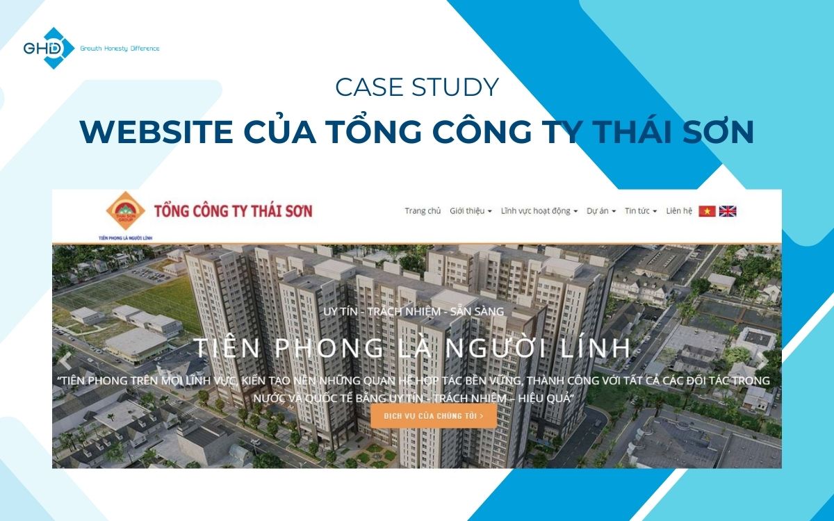 Dự án website của Tổng công ty Thái Sơn